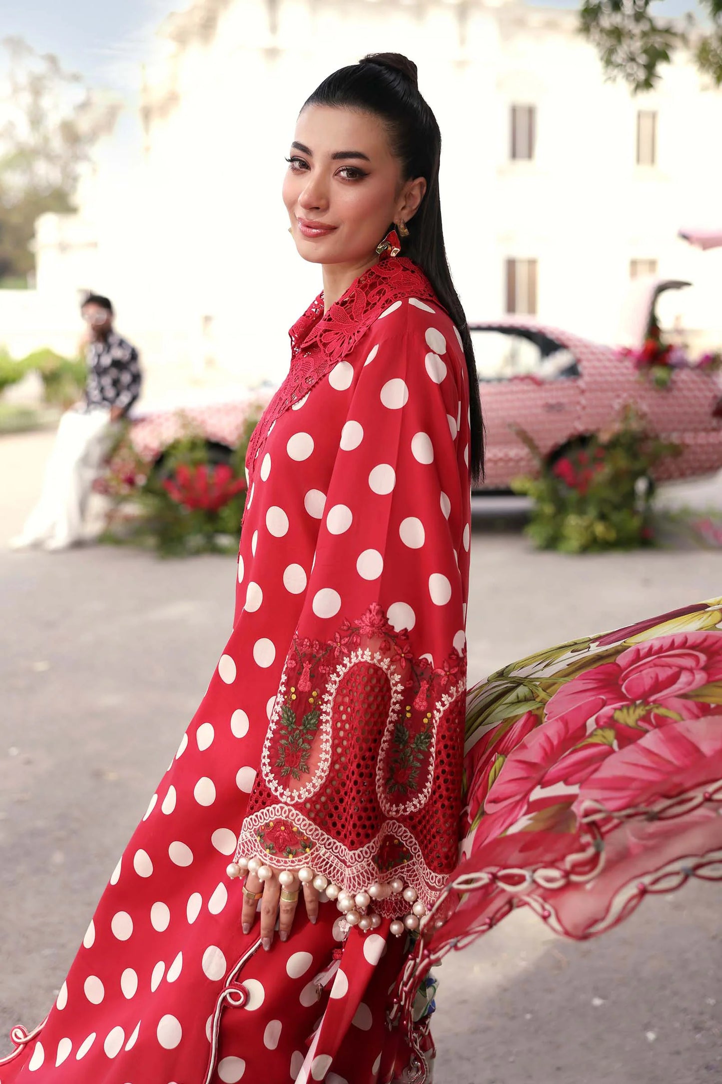 Maria B : 3 Piece Unstitched Embroidered Lawn Suit