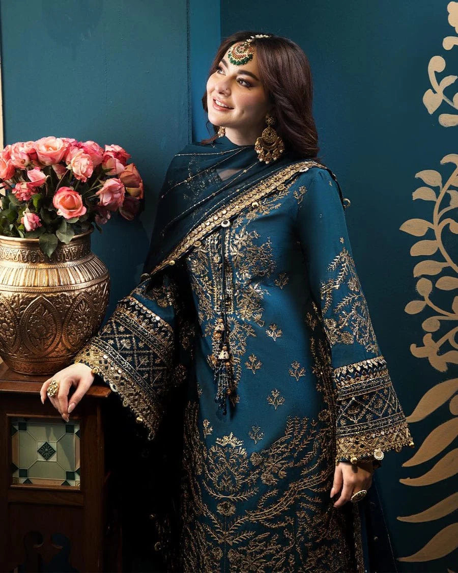 Asim Jofa : Zinc New Arrival Chiffon Collection 3 Piece Unstitched