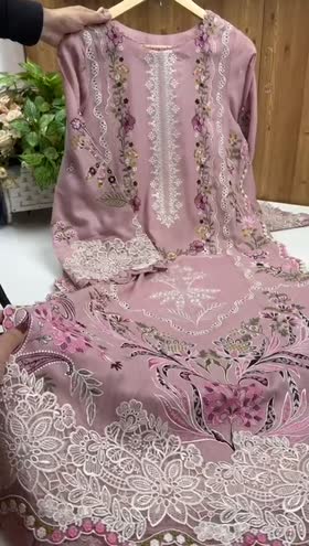 ANEELAS : 3PC LAWN EMBROIDERED SHIRT WITH COTTON NET EMBROIDERED