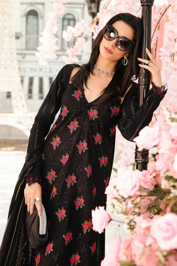 Maria B : MPrints Embroidered Lawn Unstitched 3Pc Suit