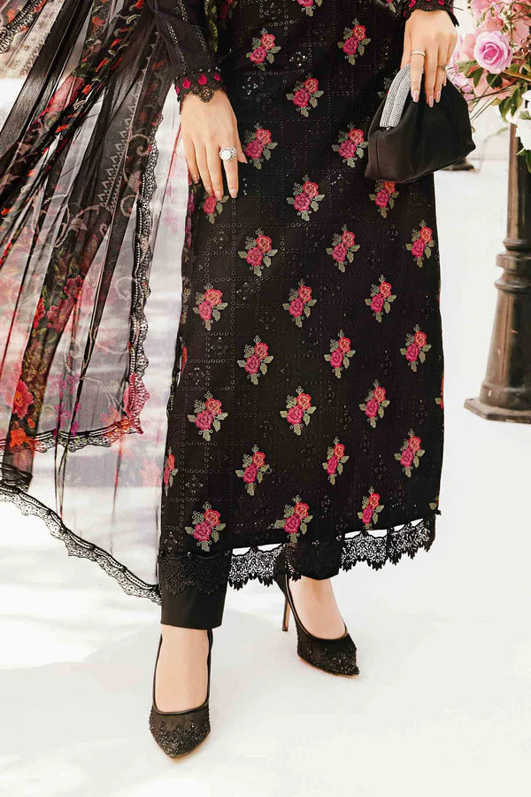 Maria B : MPrints Embroidered Lawn Unstitched 3Pc Suit