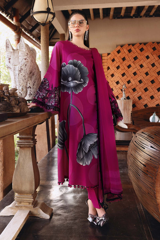 Maria B : 3 Piece Unstitched Embroidered Lawn Suit