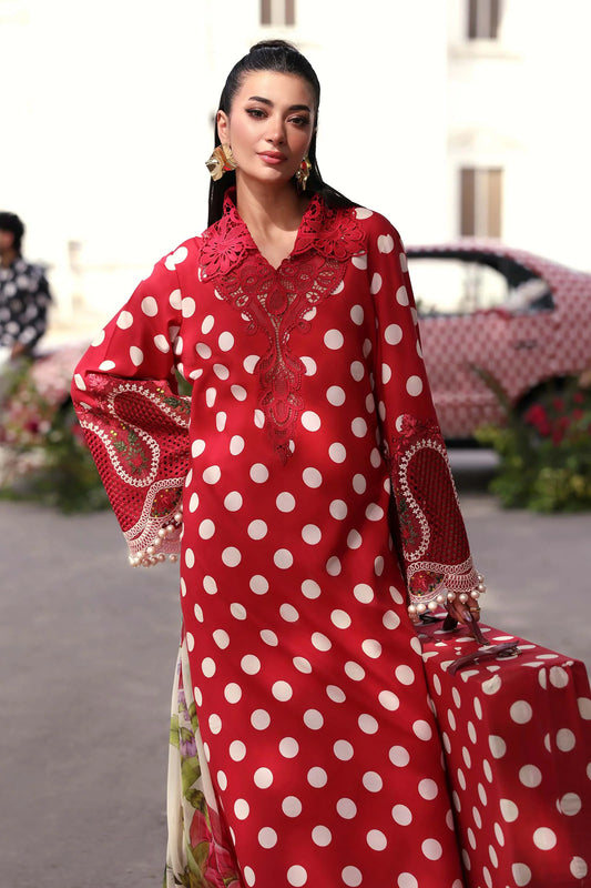 Maria B : 3 Piece Unstitched Embroidered Lawn Suit