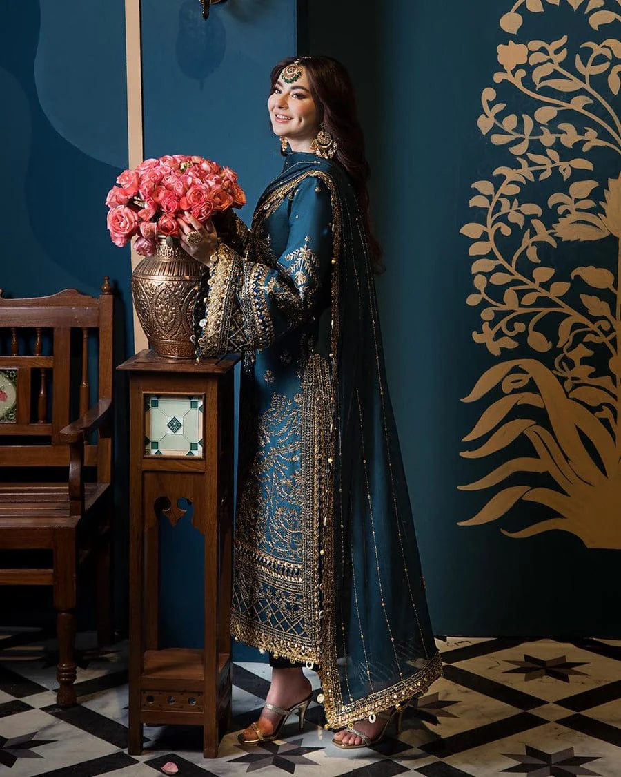 Asim Jofa : Zinc New Arrival Chiffon Collection 3 Piece Unstitched