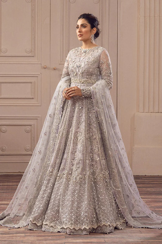 Nameera By Farooq : Purple Maxi Collection Net Replica